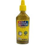 Cola com Glitter Tubo 35g. Ouro Acrilex