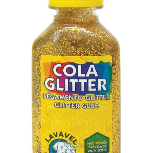 Cola com Glitter Tubo 23g. Ouro Acrilex