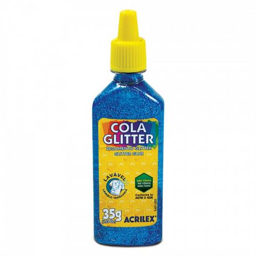 Cola Glitter Azul 35g Acrilex