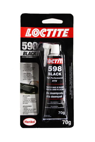 Cola Silicone Black 598 Loctite 70g