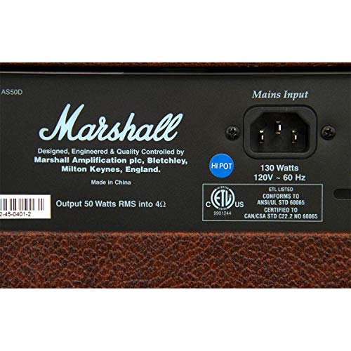 Combo para Violão 50W - AS50D - MARSHALL