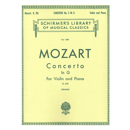 Concerto P/ Violino Nº 4 em Ré Maior, K.218 - Mozart - Herrmann - Schirmer's Library