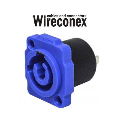 Conector de Ac-in de Painel - Wireconex - Azul Wc 1823 Inp Bl Pbl Wireconex