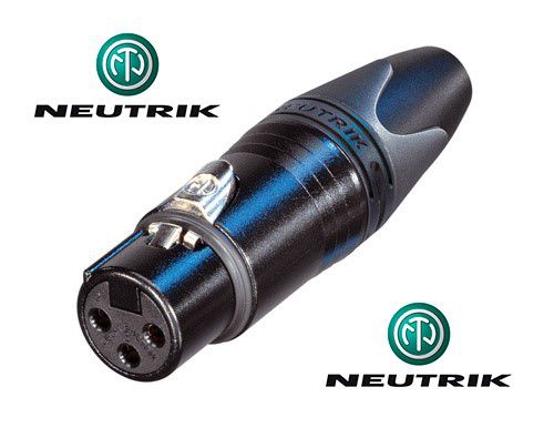 Conector Neutrik Xlr Linha Femea Nc3fxx-bag (preto)