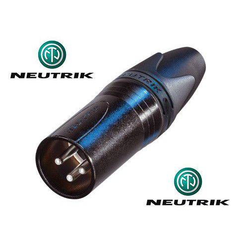 Conector Neutrik Xlr Linha Macho Nc3mxx-bag (preto)