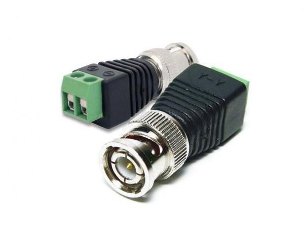 Conector Plug BNC Macho com Borne - TRV