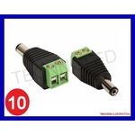 Conector Plug P4 Com Borne Macho Kit C/ 15 Unidades