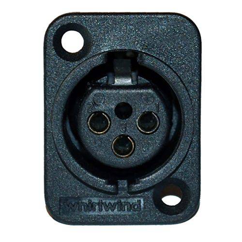 Conector Xlr Femea Painel Whirlwind WC3F