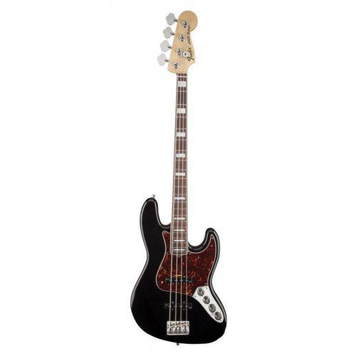 Contra Baixo Fender 017 0334 Am Deluxe Jazz Bass Ltd Edition - 706 - Black