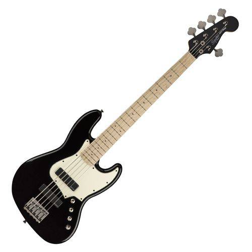 Contra Baixo Fender 037 0450 Squier Contemporary Active Jazz Bass HH MN 510 Flat Black