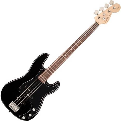 Contra Baixo Fender Precision Jazz Bass Squier Affinity Preto