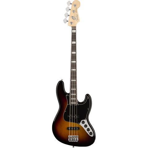 Contrabaixo 4c Fender American Elite Jazz Bass Ebony 700 - 3 Color Sunburst
