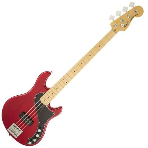 Contrabaixo 4c Fender Squier Deluxe Dimension Active Mn 538 - Crimson Red Transparent