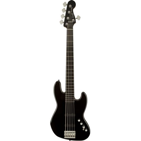 Contrabaixo 5c Fender Squier Deluxe Jazz Bass Active 506 - Black