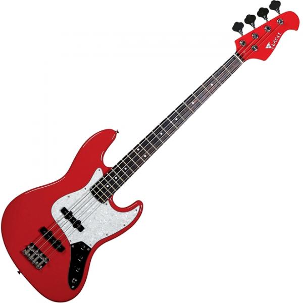 Contrabaixo Eagle SJB005 Jazz Bass 4 Cordas RD Vermelha