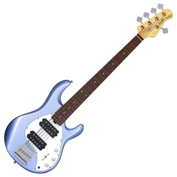 Contrabaixo Elet 5c Sterling Sub Ray 5 Hh Lake Blue Metallic - Sterling By Music Man