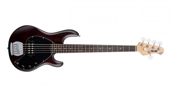 Contrabaixo Elet 5c Sterling Sub Ray 5 - Walnut Satin - Sterling By Music Man