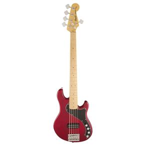 Contrabaixo Fender 030 1502 - Squier Deluxe Dimension V Active Mn - 538 - Crimson Red Transparent