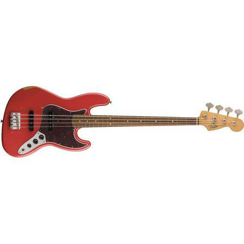 Contrabaixo Fender 013 1813 - Road Worn 60 Jazz Bass Pau Ferro - 340 - Fiesta Red