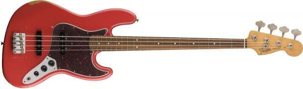 Contrabaixo Fender 013 1813 - Road Worn 60 Jazz Bass Pau Ferro - 340 - Fiesta Red