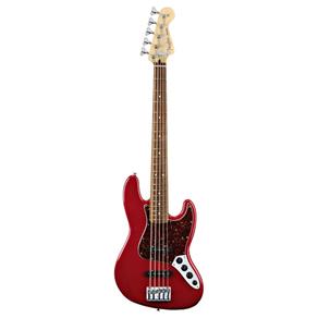 Contrabaixo Fender 013 6860 Deluxe Active Jazz Bass V Candy Apple Red