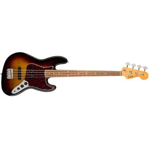 Contrabaixo Fender 014 0163 - 60S Jazz Bass Lacquer Pf - 700 - 3-Color Sunburst
