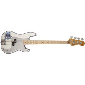 Contrabaixo Fender 014 1032 - Sig Series Steve Harris P Bass - 305 - Olympic White Stripe