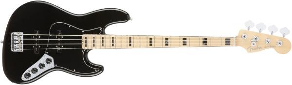 Contrabaixo Fender 019 7002 - Am Elite Jazz Bass Maple - 706 - Black
