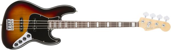 Contrabaixo Fender 019 7000 - Am Elite Jazz Bass Rosewood - 700 - 3-color Sunburst