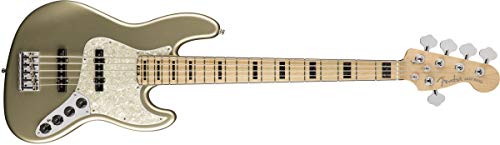 Contrabaixo Fender 019 7102 - Am Elite Jazz Bass V Maple - 774 - Champagne