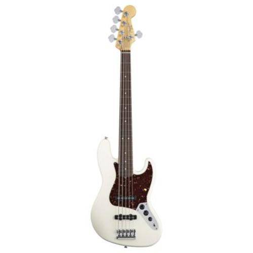 Contrabaixo Fender 019 3750 Am Standard Jazz Bass V Rw Olympic White