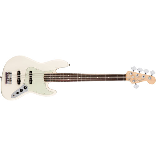 Contrabaixo Fender 019 3950 - Am Professional Jazz Bass V Rosewood - 705 - Olympic White