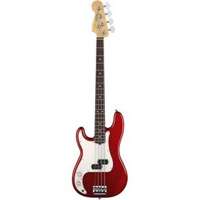 Contrabaixo Fender Am Standard Precision Bass Lh Rw Mystic Red