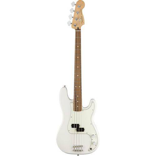 Contrabaixo Fender - Player Precision Bass PF - Polar White