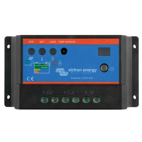 Controlador Carga Bateria Solar Victron Scc010030020 Bluesolar Pwm Light 12-24v / 30a