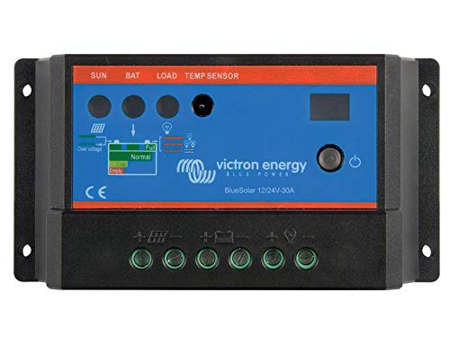 Controlador Carga Bateria Solar Victron Scc010030020 Bluesolar Pwm Light 12-24v/30a