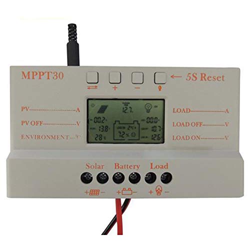 Controlador Carga Painel Solar MPPT 30A 12/24V