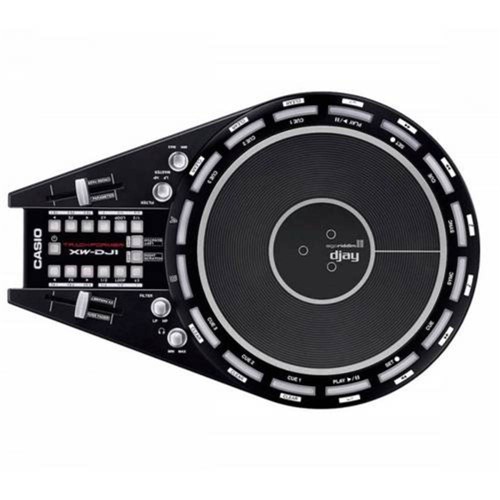 Controlador Casio Trackformer Dj Controller Xw-Dj1 Falantes Embutidos - Pilha Preto