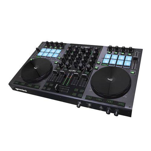 Controladora DJ 4 Canais Virtual DJ Gemini G4V
