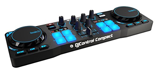 Controladora DJ Control Compact, Hercules, 4780843, Preto