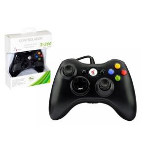Controle para Xbox 360 e PC com Fio - Função Vibração e Analógico - Knup KP-5121A