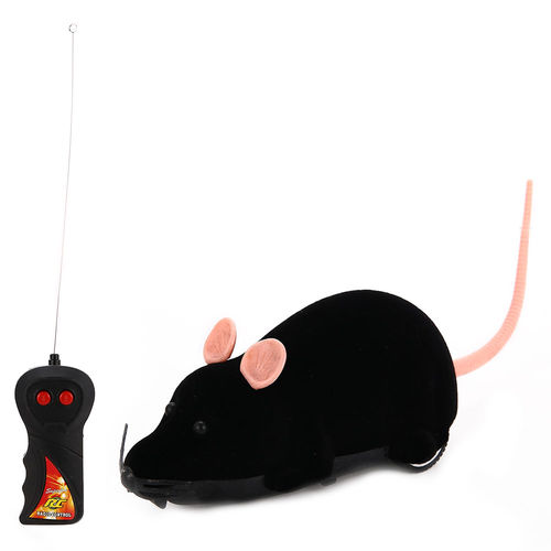 Controle Remoto RC Rato Wireless Mouse Para Cat Dog Toy Pet novidade Presente engraçado
