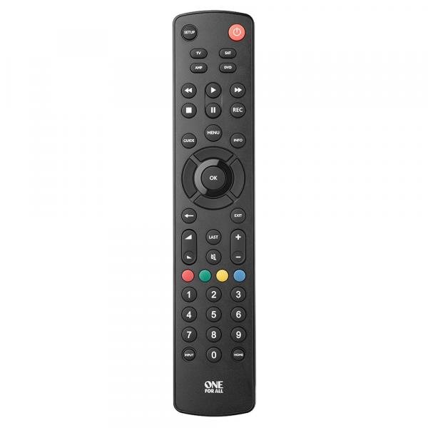 Controle Remoto Universal One For All Urc1249, 4 em 1, Tv, DVD,sat, Audio