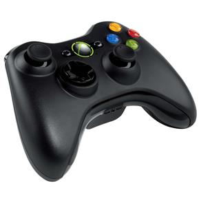 Controle Wireless Microsoft Preto - Xbox 360