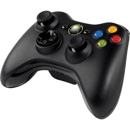 Controle Wireless para Xbox 360 com Fio - Microsoft