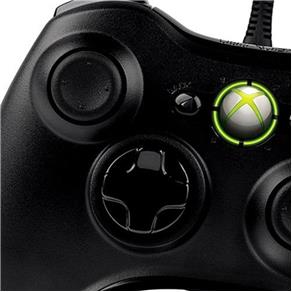 Controle Xbox 360 com Fio Black
