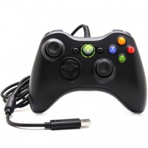 Controle Xbox 360 com Fio (Preto)