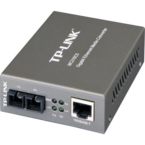Conversor de Mídia Gigabit Modo Único - MC210CS - TP-Link - Tp-Link Smb