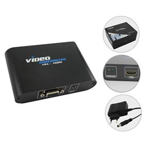 Conversor VGA para HDMI com Entrada de Áudio P2 - CHIP SCE 075-0841 - Conversor VGA para HDMI