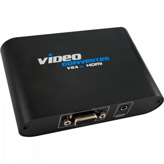 Conversor VGA para HDMI VIDEO CONVERTER Preto PIX - 140
